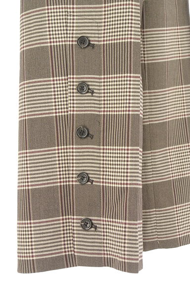 MAYSON GREY（メイソングレイ）の古着「アンクル丈チェック柄ワイドパンツ（パンツ）」大画像４へ