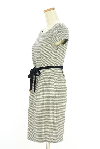 MISCH MASCH（ミッシュマッシュ）の古着「半そで千鳥格子柄ウール混ワンピース（ワンピース・チュニック）」大画像３へ