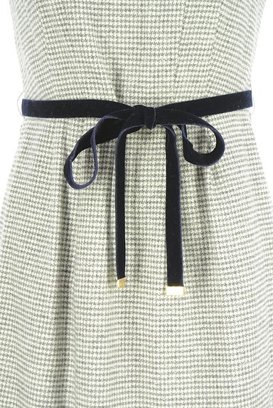 MISCH MASCH（ミッシュマッシュ）の古着「半そで千鳥格子柄ウール混ワンピース（ワンピース・チュニック）」大画像４へ