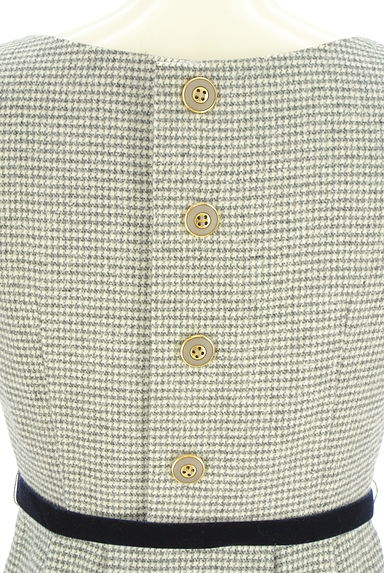 MISCH MASCH（ミッシュマッシュ）の古着「半そで千鳥格子柄ウール混ワンピース（ワンピース・チュニック）」大画像５へ