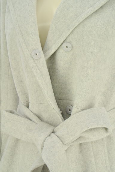 クリックで大画像表示 MISCH MASCH(ミッシュマッシュ)の古着「ウール混フーディーロングコート(コート)」大画像4へ