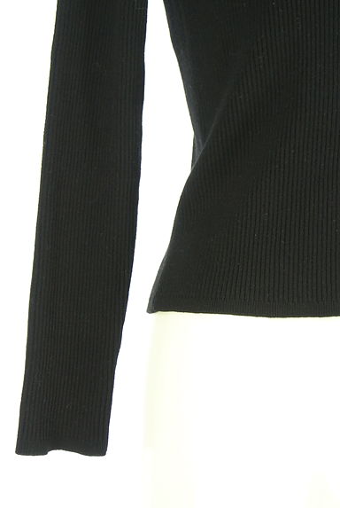 MISCH MASCH（ミッシュマッシュ）の古着「肩フリルモックネックリブニットトップス（ニット）」大画像５へ