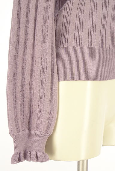 MISCH MASCH（ミッシュマッシュ）の古着「フリル襟リブニットトップス（ニット）」大画像５へ