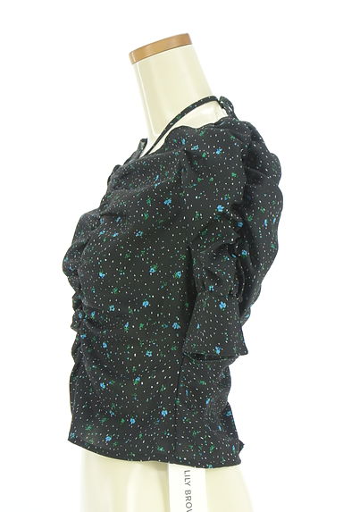 Lily Brown（リリーブラウン）の古着「小花柄パワーショルダーカットソー（カットソー・プルオーバー）」大画像３へ