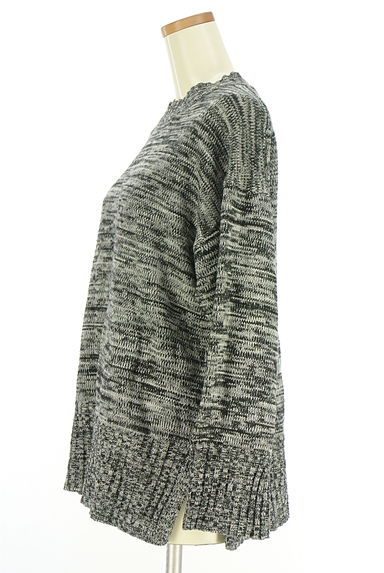 AZUL BY MOUSSY（アズールバイマウジー）の古着「ミックス糸ニットプルオーバー（ニット）」大画像３へ