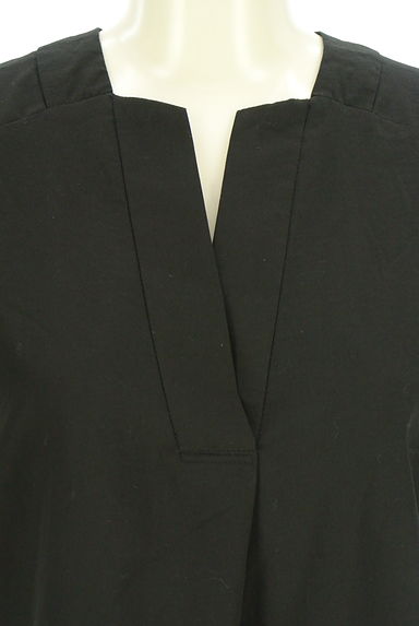 AZUL BY MOUSSY（アズールバイマウジー）の古着「キーネックフレンチスリーブカットソー（カットソー・プルオーバー）」大画像４へ