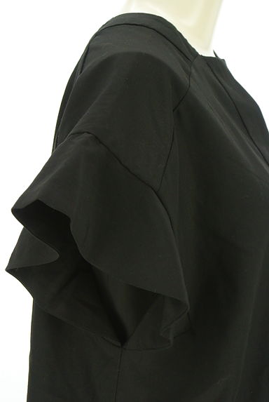 AZUL BY MOUSSY（アズールバイマウジー）の古着「キーネックフレンチスリーブカットソー（カットソー・プルオーバー）」大画像５へ