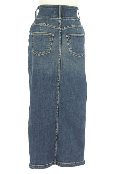 AZUL BY MOUSSY（アズールバイマウジー）の古着「スリットロングタイトデニムスカート（ロングスカート・マキシスカート）」大画像２へ