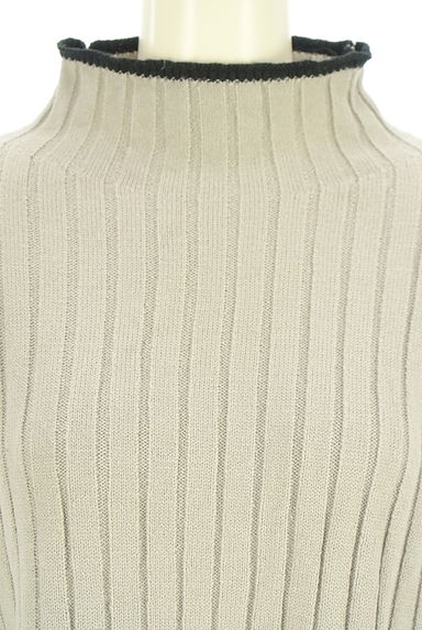 AZUL BY MOUSSY（アズールバイマウジー）の古着「モックネックリブニットトップス（ニット）」大画像４へ