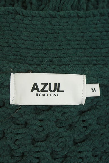 AZUL BY MOUSSY（アズールバイマウジー）の古着「オーバーサイズケーブルニットカーデ（カーディガン・ボレロ）」大画像６へ