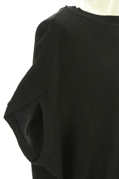 AZUL BY MOUSSY（アズールバイマウジー）の古着「フレンチスリーブニットトップス（ニット）」大画像４へ