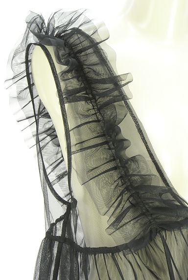 AZUL BY MOUSSY（アズールバイマウジー）の古着「フリルチュールビスチェ（ベスト・ジレ）」大画像４へ