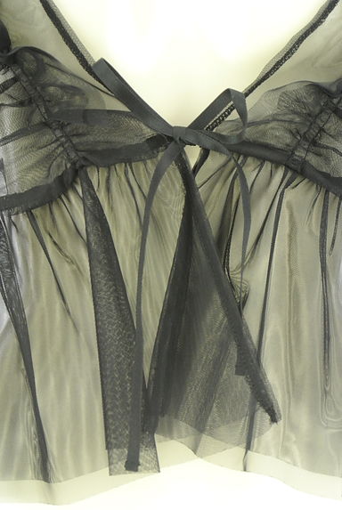 AZUL BY MOUSSY（アズールバイマウジー）の古着「フリルチュールビスチェ（ベスト・ジレ）」大画像５へ