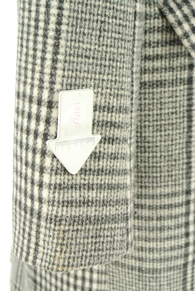 AZUL BY MOUSSY（アズールバイマウジー）の古着「チェック柄チェスターコート（コート）」大画像５へ
