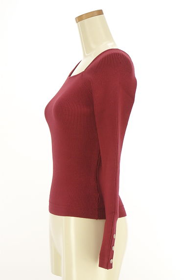 RESEXXY（リゼクシー）の古着「スクエアネックリブニットトップス（ニット）」大画像３へ