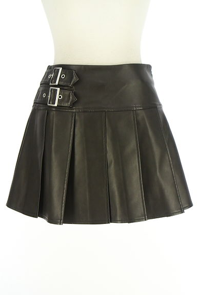 EVRIS（エヴリス）の古着「エコレザープリーツミニスカート（ミニスカート）」大画像１へ