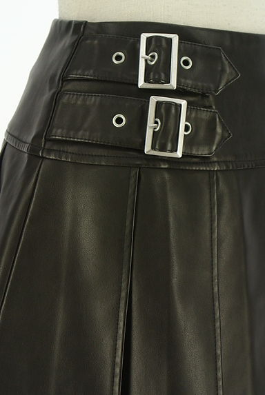 EVRIS（エヴリス）の古着「エコレザープリーツミニスカート（ミニスカート）」大画像５へ