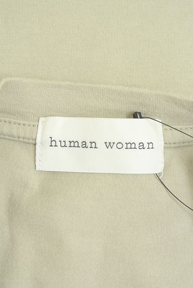 HUMAN WOMAN（ヒューマンウーマン）の古着「ロゴプリントTシャツ（Ｔシャツ）」大画像６へ
