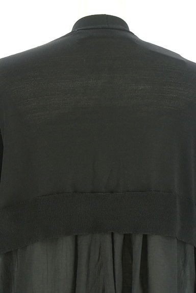 OSMOSIS（オズモーシス）の古着「loaf LE TRICOT シアー切替ロングニットカーデ（カーディガン・ボレロ）」大画像４へ