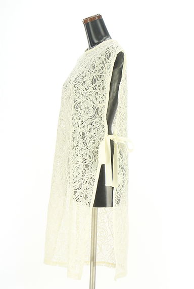 OSMOSIS（オズモーシス）の古着「loaf 総レースロングベスト（ベスト・ジレ）」大画像３へ