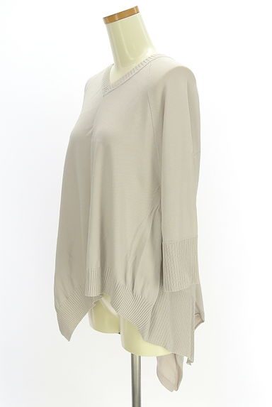 OSMOSIS（オズモーシス）の古着「イレギュラーヘム8分袖ニット（ニット）」大画像３へ