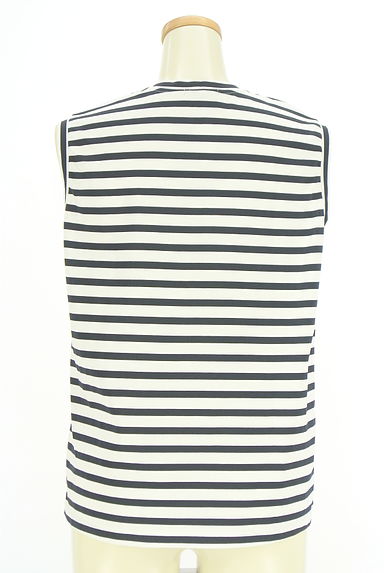 23区（ニジュウサンク）の古着「ボーダーノースリトップス（カットソー・プルオーバー）」大画像２へ