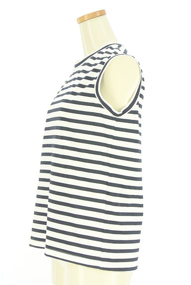 23区（ニジュウサンク）の古着「ボーダーノースリトップス（カットソー・プルオーバー）」大画像３へ