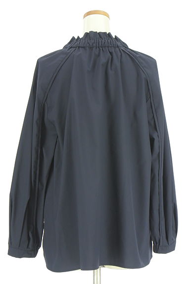 green label relaxing（グリーンレーベル リラクシング）の古着「ボリューム袖フロントリボンブラウス（カットソー・プルオーバー）」大画像２へ