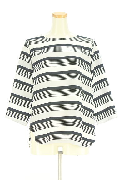 la.f...（ラエフ）の古着「マルチボーダーブラウス（カットソー・プルオーバー）」大画像１へ