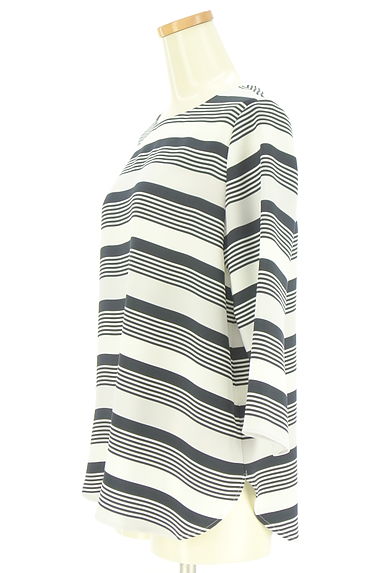 la.f...（ラエフ）の古着「マルチボーダーブラウス（カットソー・プルオーバー）」大画像３へ