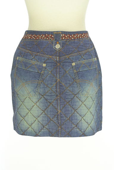 HIROKO BIS（ヒロコビス）の古着「esseNtieL HIROKO BIS フェイクプリントミニスカ（ミニスカート）」大画像２へ