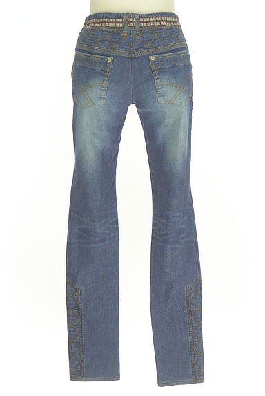 HIROKO BIS（ヒロコビス）の古着「esseNtieL HIROKO BIS フェイクデザインレギパン（パンツ）」大画像２へ