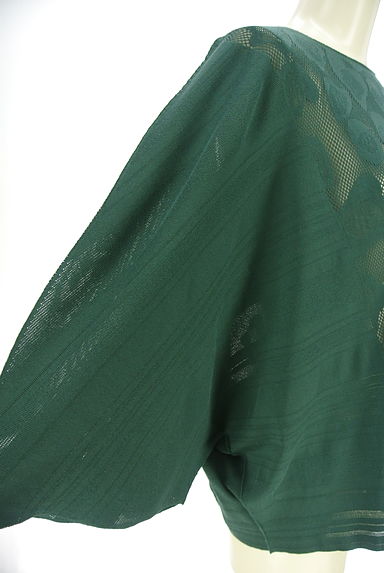 HIROKO BIS（ヒロコビス）の古着「メッシュ切替ドルマンニット（ニット）」大画像５へ