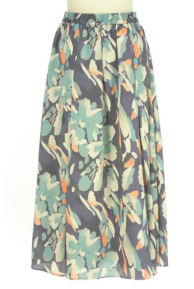 クリックで大画像表示 HIROKO BIS(ヒロコビス)の古着「総柄ロングスカート(ロングスカート・マキシスカート)」大画像2へ