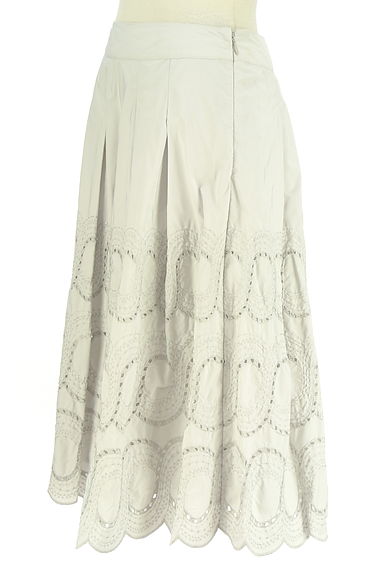 HIROKO BIS（ヒロコビス）の古着「刺繍スカラップ膝下スカート（スカート）」大画像３へ