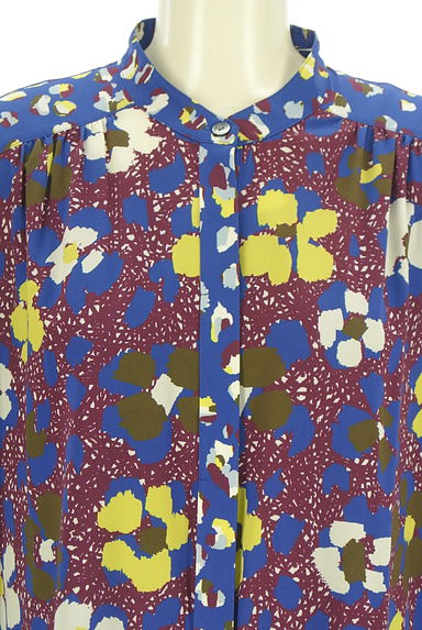 HIROKO BIS（ヒロコビス）の古着「花柄ミモレシャツワンピース（ワンピース・チュニック）」大画像４へ