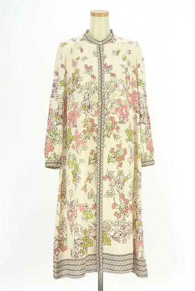 HIROKO BIS（ヒロコビス）の古着「花柄ミモレシャツワンピース（ワンピース・チュニック）」大画像１へ