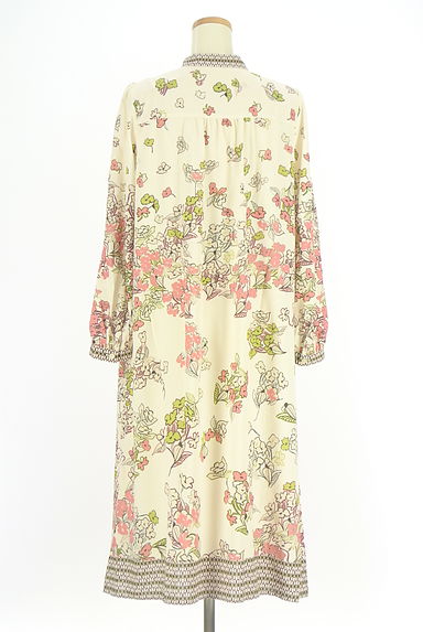 HIROKO BIS（ヒロコビス）の古着「花柄ミモレシャツワンピース（ワンピース・チュニック）」大画像２へ