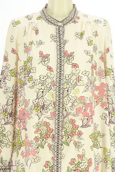 HIROKO BIS（ヒロコビス）の古着「花柄ミモレシャツワンピース（ワンピース・チュニック）」大画像４へ