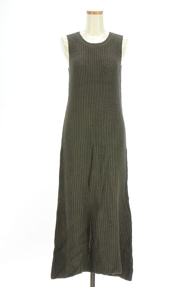 axes femme（アクシーズファム）の古着「ローゲージニットロングワンピース（ワンピース・チュニック）」大画像１へ