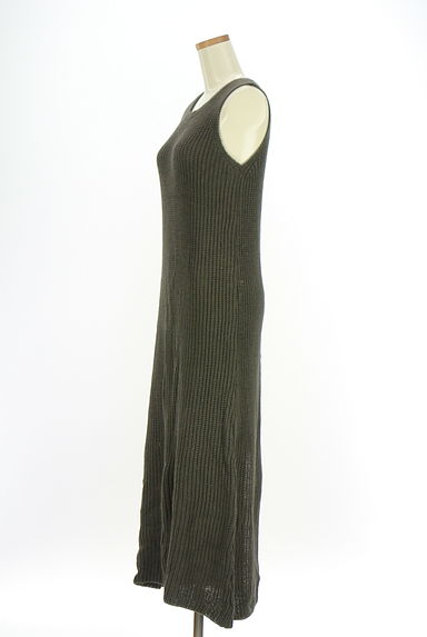 axes femme（アクシーズファム）の古着「ローゲージニットロングワンピース（ワンピース・チュニック）」大画像３へ