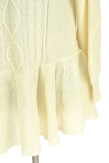 axes femme（アクシーズファム）の古着「レースアップケーブルニットチュニック（ニット）」大画像５へ