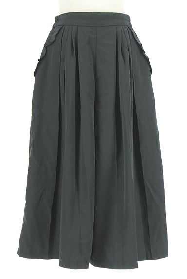 クリックで大画像表示 axes femme(アクシーズファム)の古着「ミモレ丈タックフレアパンツ(オーバーオール・サロペット)」大画像5へ