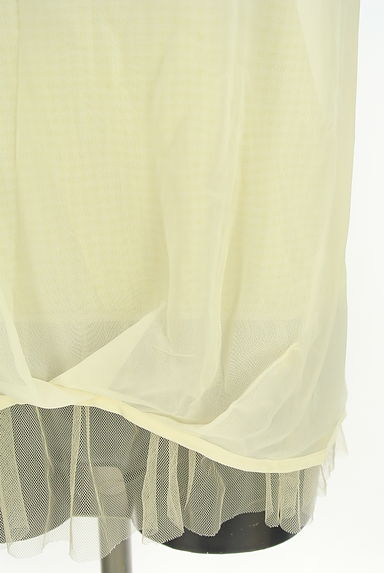 axes femme（アクシーズファム）の古着「チェックタンクドッキングシフォンブラウス（カットソー・プルオーバー）」大画像５へ