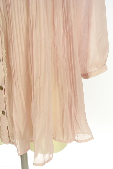 axes femme（アクシーズファム）の古着「フロントプリーツシフォンブラウス（ブラウス）」大画像５へ