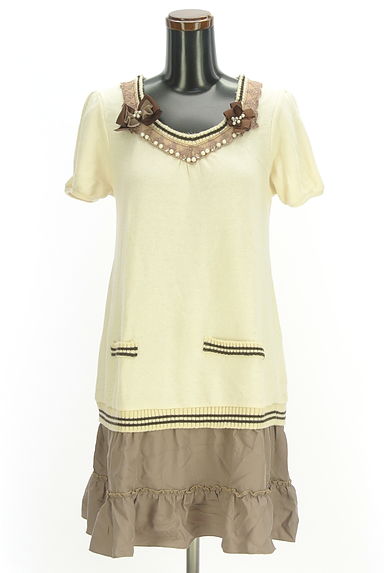 axes femme（アクシーズファム）の古着「裾フリル膝上ワンピース（ワンピース・チュニック）」大画像１へ