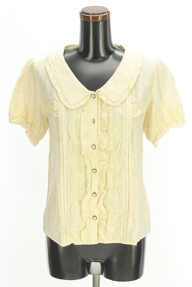 axes femme（アクシーズファム）の古着「コットンレースブラウス（ブラウス）」大画像１へ