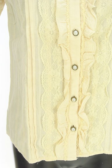 axes femme（アクシーズファム）の古着「コットンレースブラウス（ブラウス）」大画像５へ