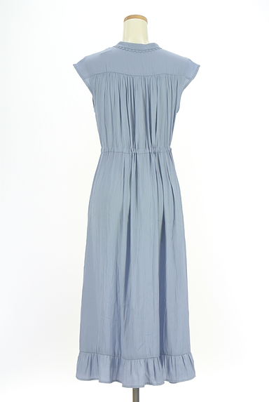 axes femme（アクシーズファム）の古着「ストライプロングシャツワンピース（ワンピース・チュニック）」大画像２へ