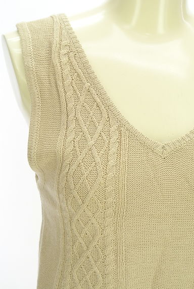 axes femme（アクシーズファム）の古着「バックレースアップニットベスト（ニット）」大画像４へ